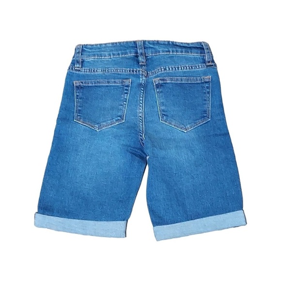 Studio V | Girls Casual Blue Denim Shorts - Picture 2 of 2